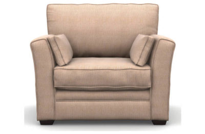 Heart of House Malton Fabric Cuddle Chair - Old Rose